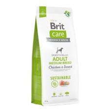 Brit Care Dog Sustainable Adult Medium Breed 12kg +2kg