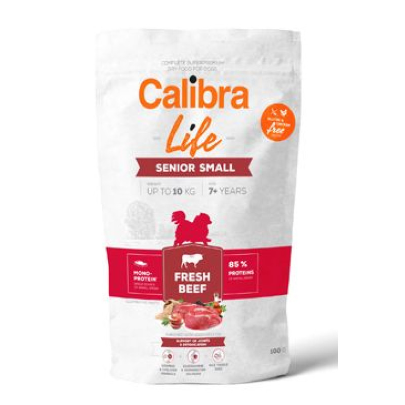 Calibra Dog Life Senior Small Fresh Beef 100g