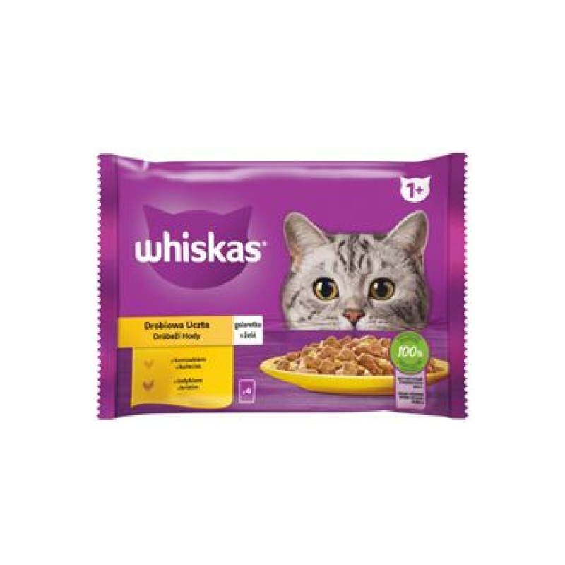 Whiskas kaps. Core drůbeží v želé 4x85g