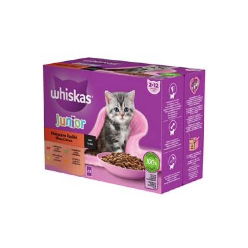 Whiskas kaps. Core Junior klas.výběr š. 12x85g