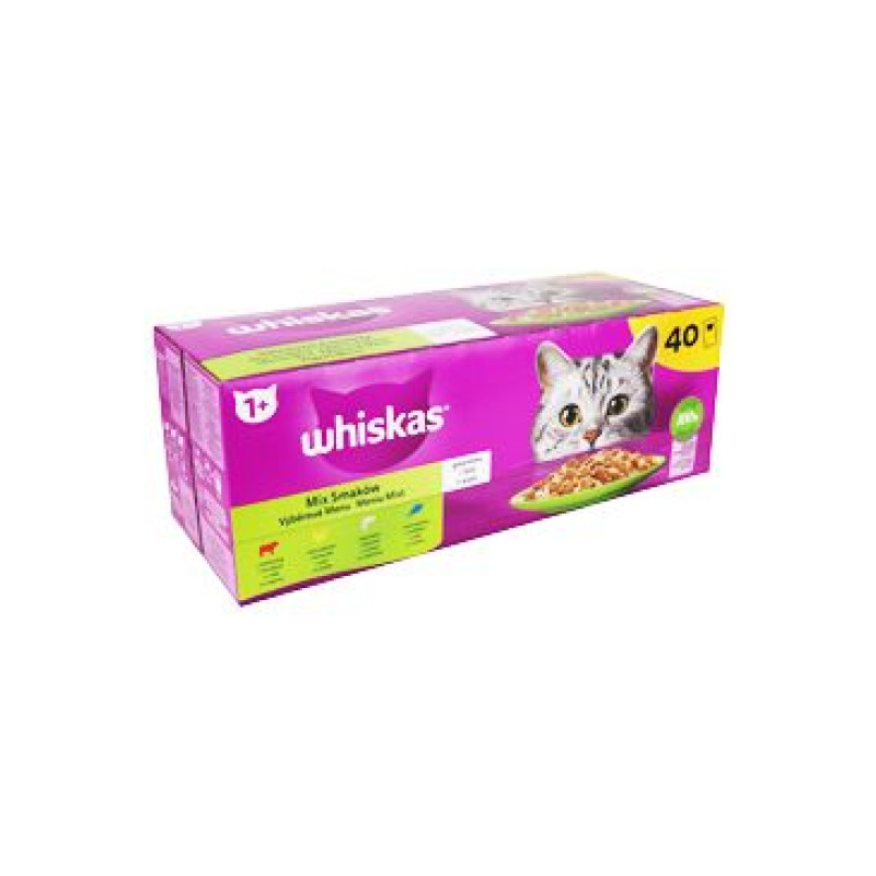 Whiskas kaps. Core drůb.výběr ž. 40x85g