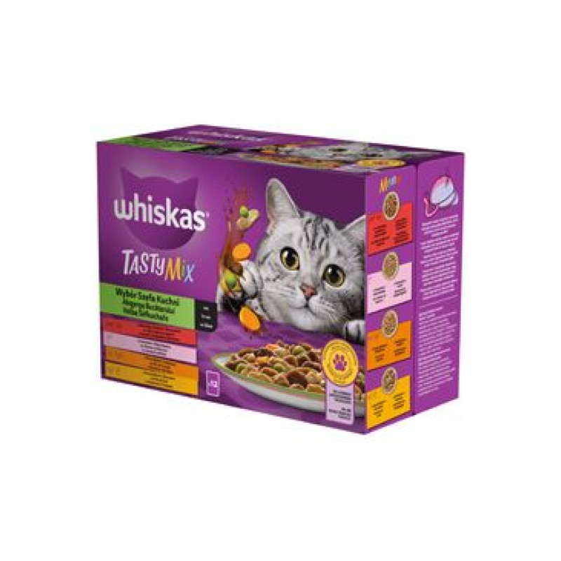 Whiskas kaps. Tasty Mix Chef's Choice12x85g