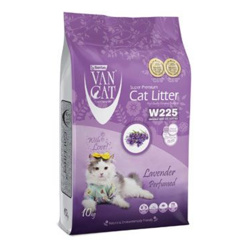 Podestýlka Vancat stelivo bentonit Lavender 10kg