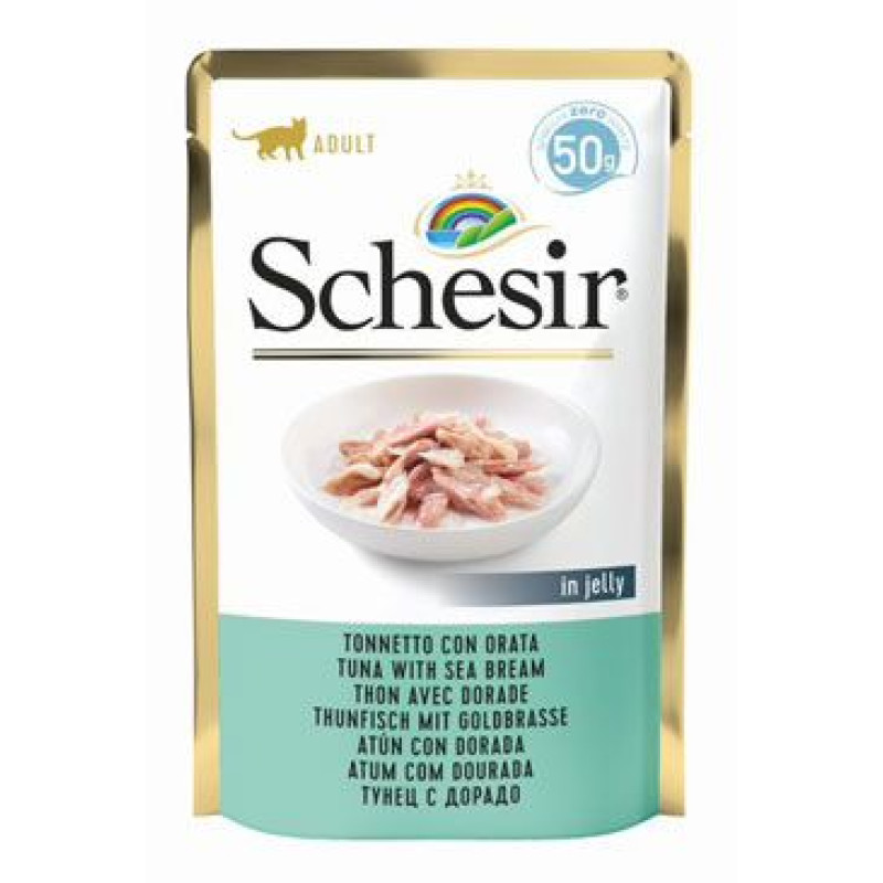 Schesir Cat kapsa Adult tuňák/pražma 50g