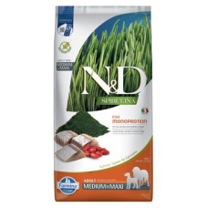 N&D SPIRULINA DOG Adult M/L Herring & Wolfberry 7kg