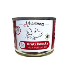 All Animals DOG Krůtí kousky 200g