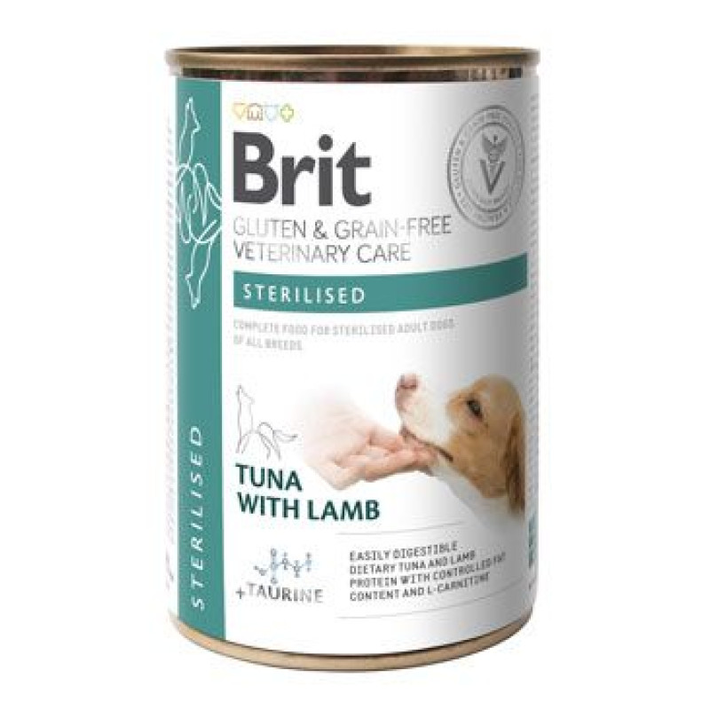 Brit VD Dog GF konz. Sterilised 400g