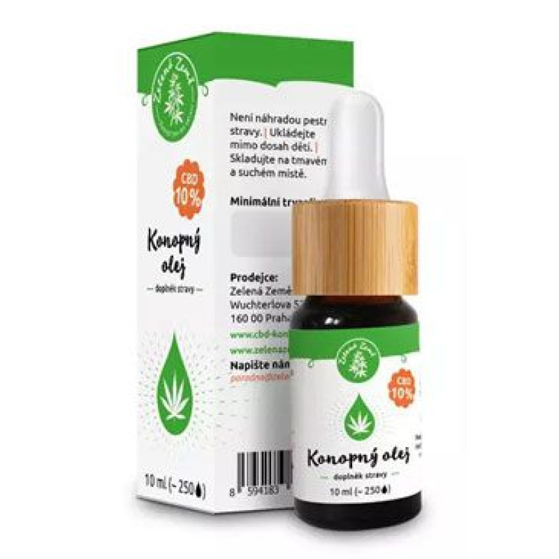 CBD Konopný olej 10%, 10ml