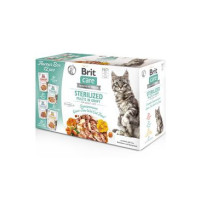 Brit Care Cat Fillets in Gravy Steril. Flav.Box 12x85g