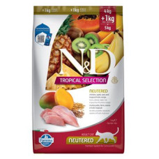 N&D TROPICAL SELECTION CAT Neutered Chicken 4+1kg