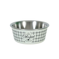 Miska nerez kočka FOOD CAT 400ml béžová Zolux