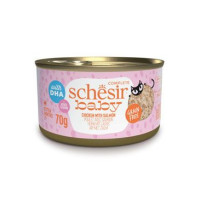 Schesir Cat konz. Kitten Wholefood kuře/losos 70g