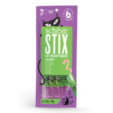 Schesir Cat pochoutka Stix Liquid Snack kachna 6x15g