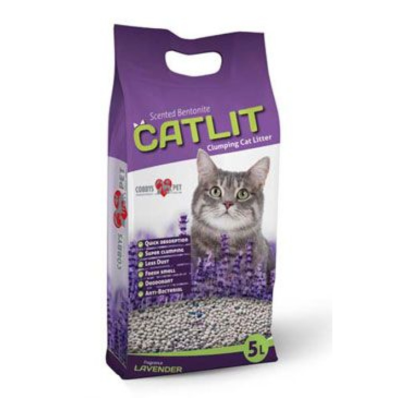 Podestýlka Catlit s levandulí pro kočky 5l/4kg