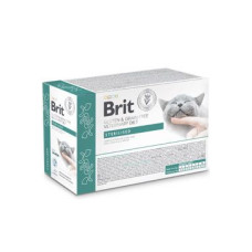 Brit VD Cat Pouch fillets in Gravy Sterilised 12x85g