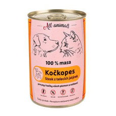 All Animals kočkopes Telecí jatýrka 400g