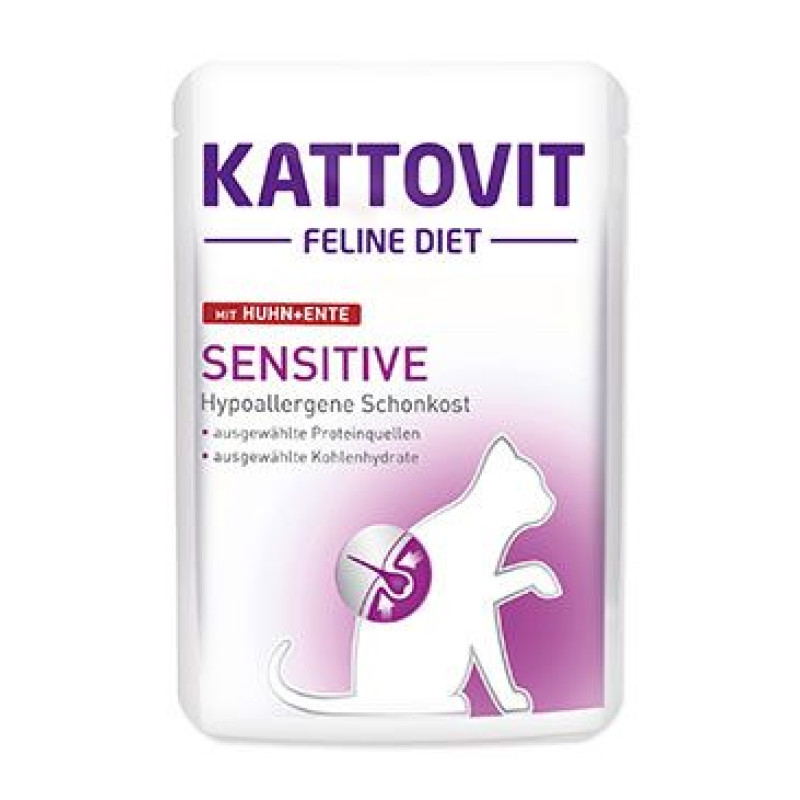 Kattovit Cat Sensitive kachna kapsa 85g