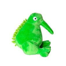 Hračka pes PLUSH plyš,pískací,zelená 16cm Kiwi