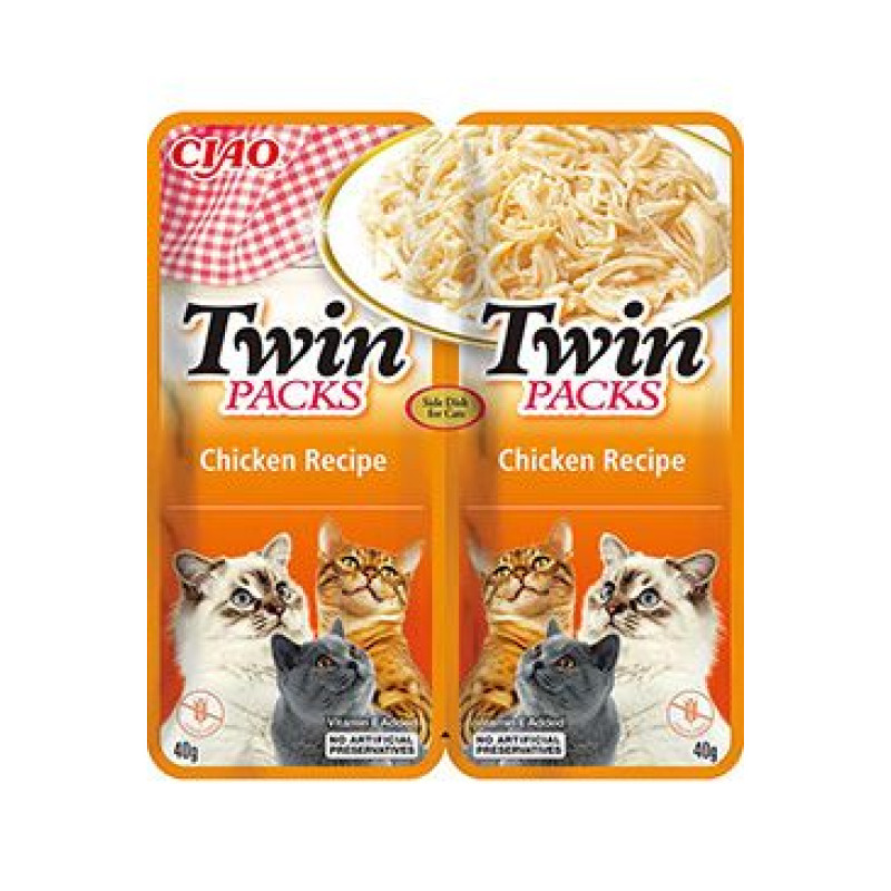 Churu Cat Twin Packs Chicken in Broth 80g