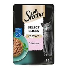 Sheba kapsa s lososem ve šťávě 85g