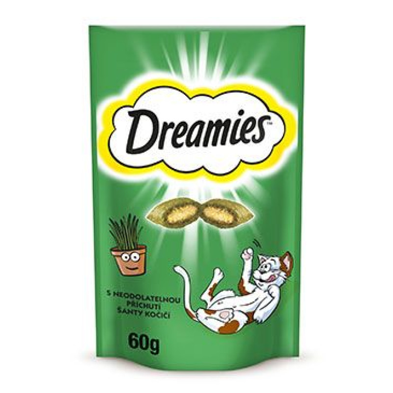 Dreamies kočka pochoutka catnip 60g