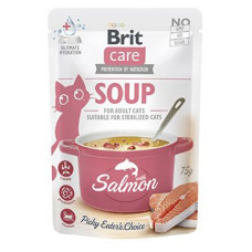 Brit Care Cat Soup with Salmon 75g