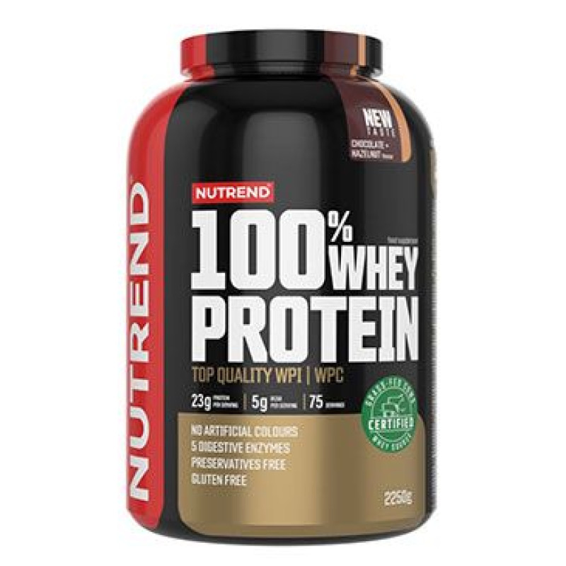 Nutrend Whey Protein 100% čokoláda+lís.ořech 2250g