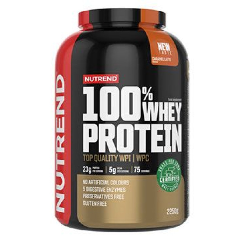 Nutrend Whey Protein 100 % karamelové latté 1000g