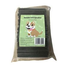 Pochoutka Dentální kříž Spirulina 12,5cm 50ks
