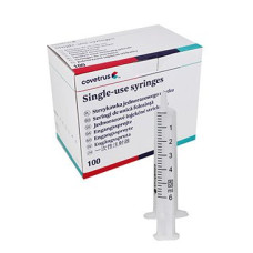 Stříkačka inj CVET 5ml 2-dílná 100ks