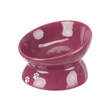 Miska ERGONOMICKÁ zvýšená vínová 1ks