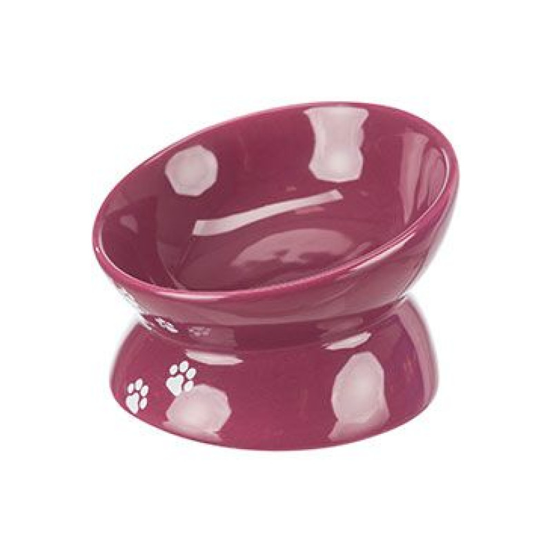 Miska ERGONOMICKÁ zvýšená vínová 1ks