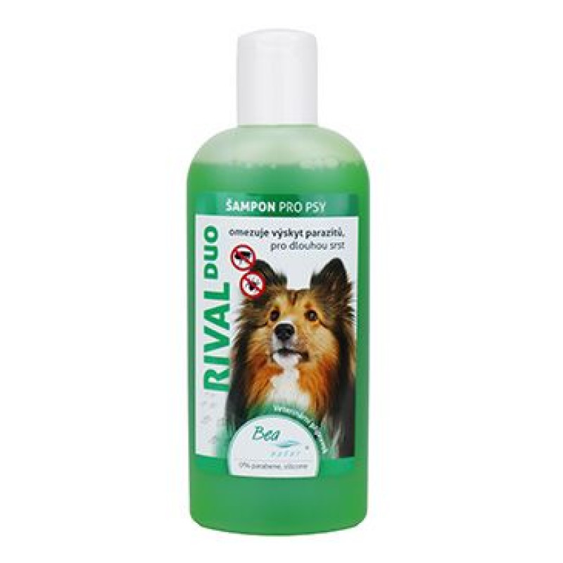 Šampon Bea antiparazitární Rival DUO pes,dl.srst 200ml