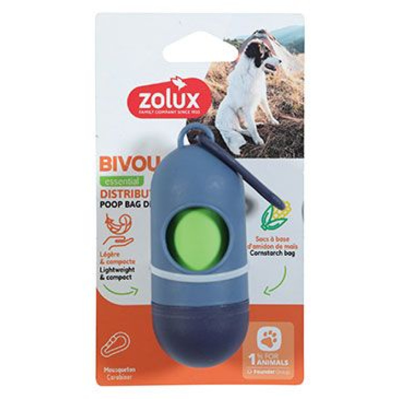 Zásobník sáčků na exkrementy BIVOUAK modrá Zolux
