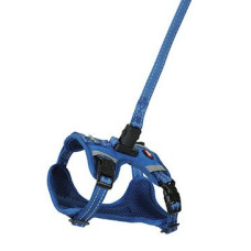 Postroj pes s vodítkem 2m CLIP&GO modrá M Zolux