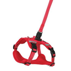 Postroj pes s vodítkem 2m CLIP&GO červená L Zolux