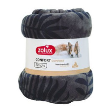 Pelech deka COCOON 200x150cm antracit se vzorem Zolux