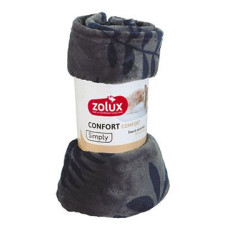 Pelech deka COCOON 100x75cm antracit se vzorem Zolux