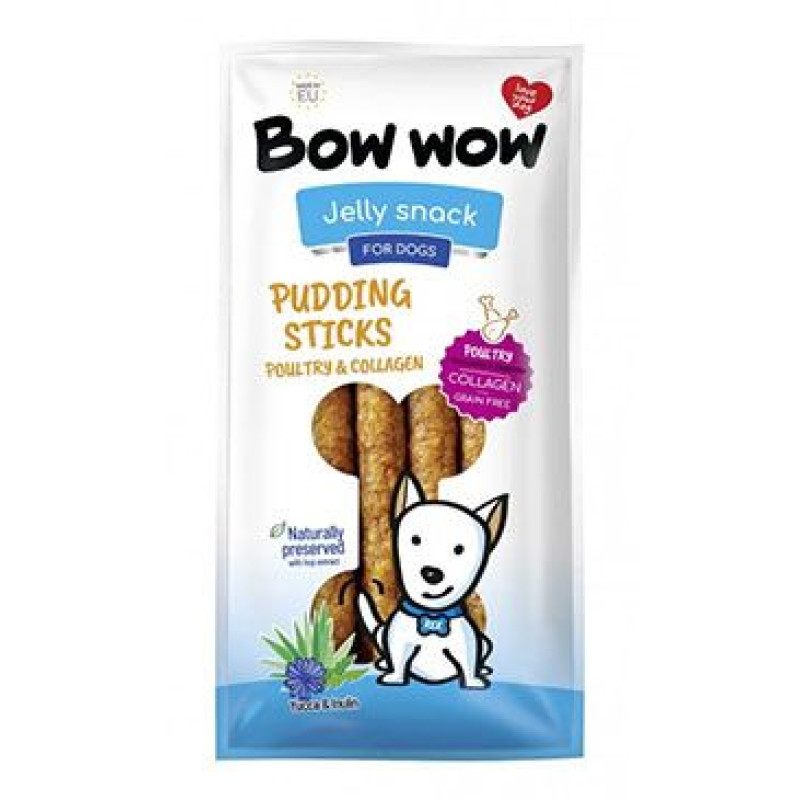 Bow wow poch. Klobásy s drůbežím masem a kolagenem 6ks