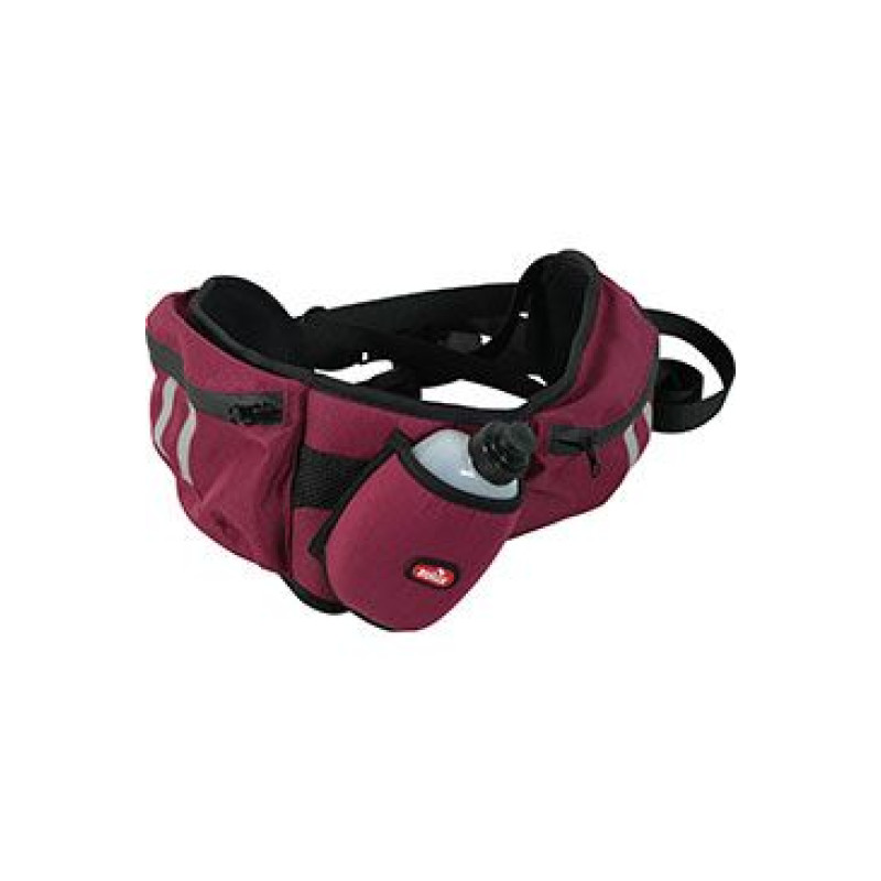 Sportovní opasek BIVOUAK s lahví 250ml červená Zolux