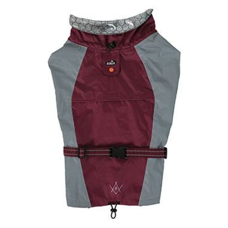 Obleček voděodolný pro psy BIVOUAK červená 45cm Zolux