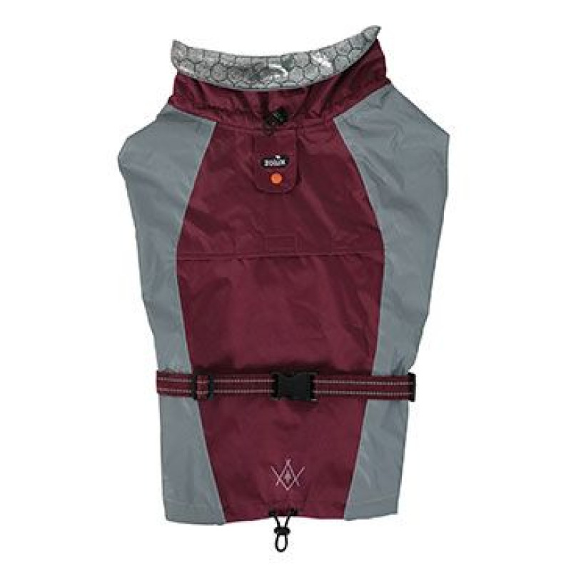 Obleček voděodolný pro psy BIVOUAK červená 60cm Zolux