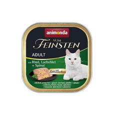 Animonda paštika kočka Adult hovězí,losos,špenát 100g