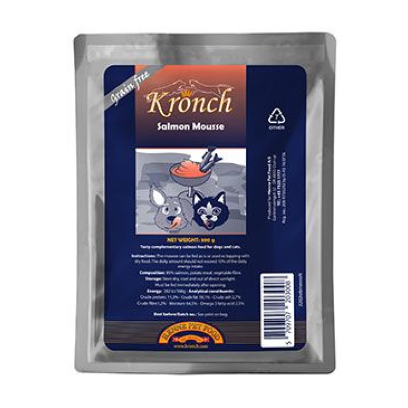 KRONCH pochoutka LakseMoisse pro psy a kočky 300g