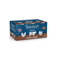 Butcher's Dog Original hovězí/krůtí/kuř. konz. 6x400g