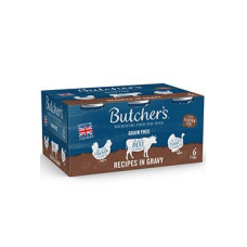Butcher's Dog Original hovězí/krůtí/kuř. konz. 6x400g