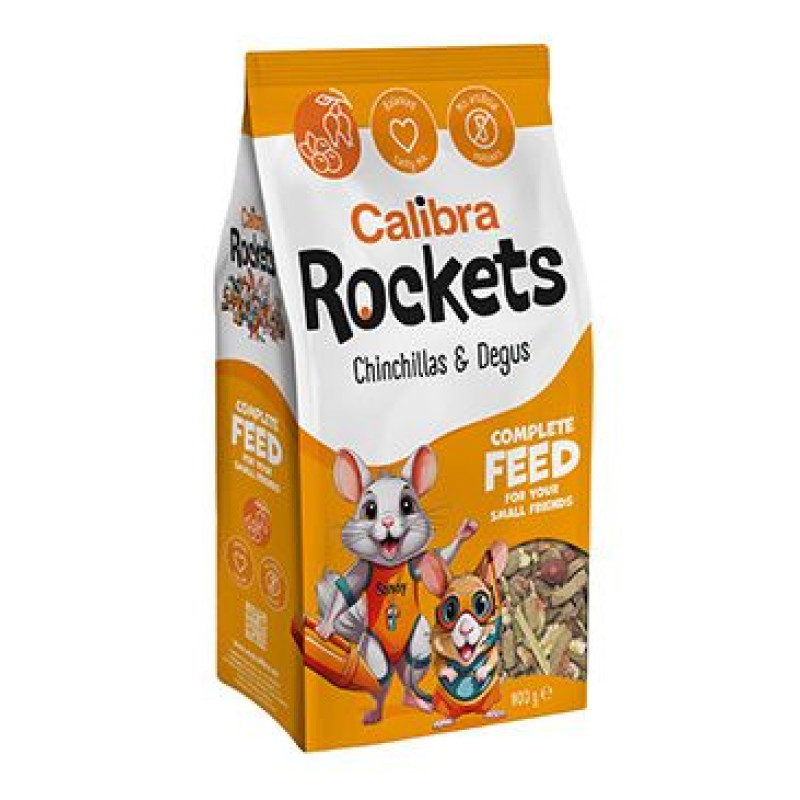 Calibra Rockets Mix Chinchillas & Degus 900g