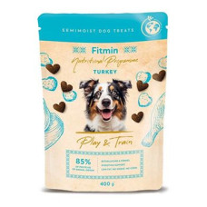 Pochoutka Fitmin NP Play and Train Turkey 400g