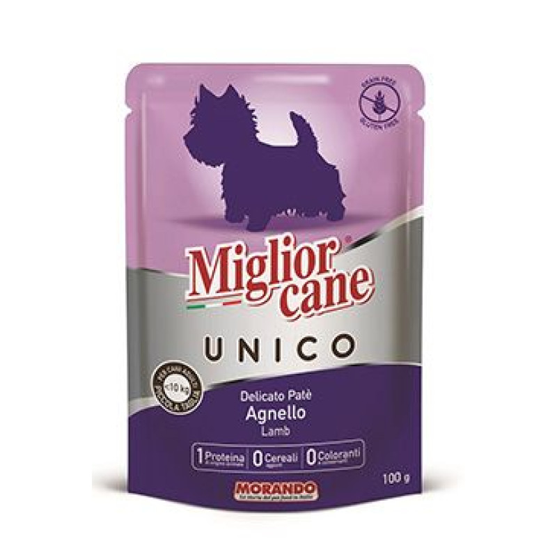 Miglior Cane Unico kapsička pro psy jehněčí 100g