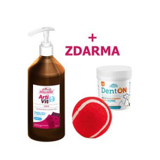 VITAR ArtiVit Sirup 1000ml+DentON100g+aportovací míček
